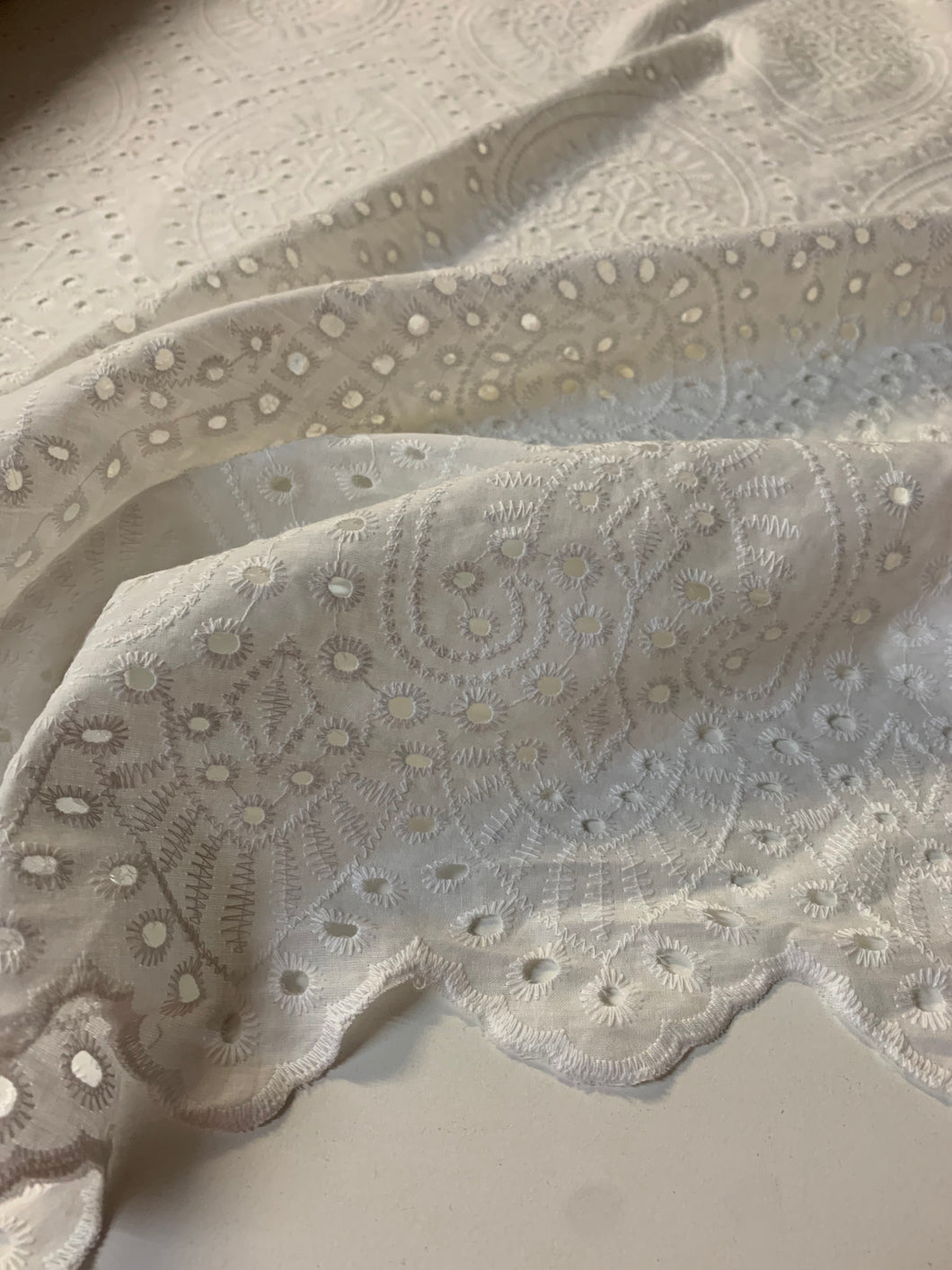 Sangallo in puro cotone 160x135